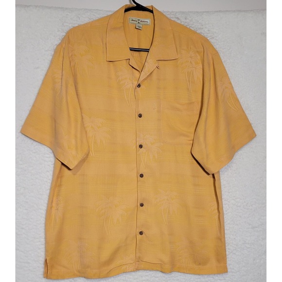 Tommy Bahama Other - Tommy Bahama Hawaiian Shirt Men's Large 100% Silk Short‎ Sleeve 0987